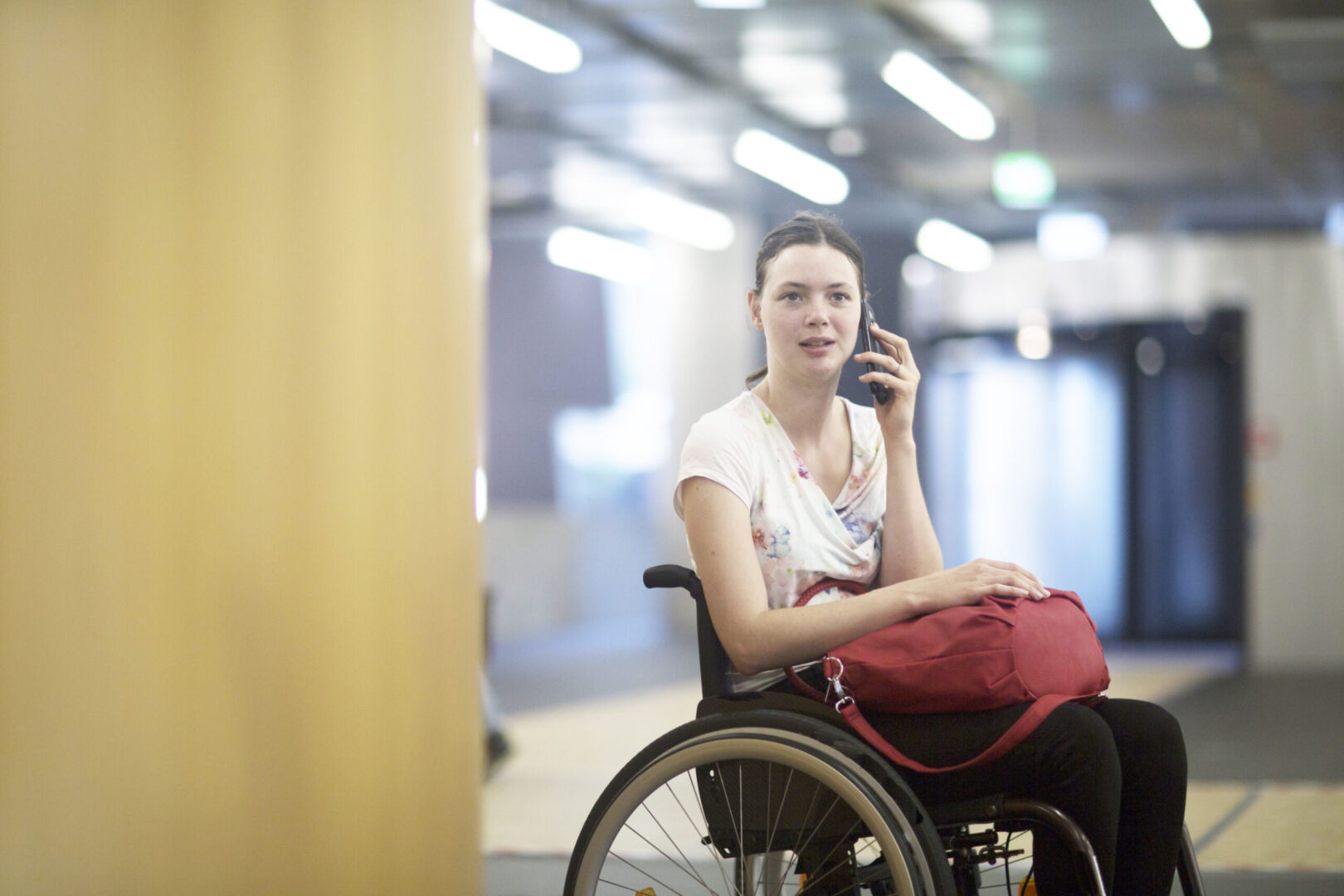 Navigating the Airport on a Wheelchair