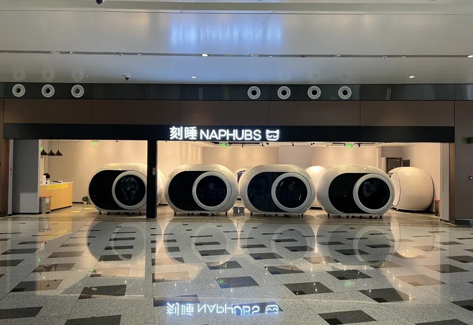 Airport sleeping pods