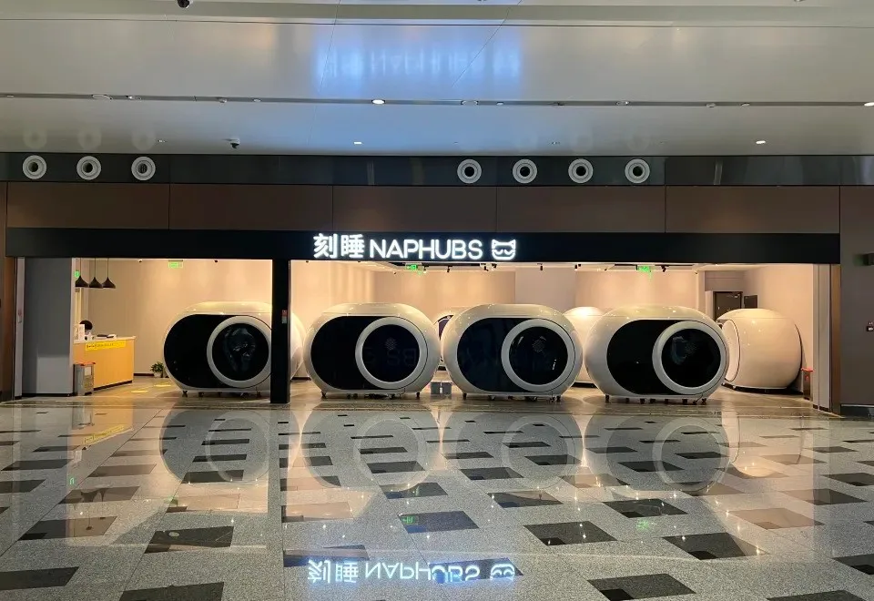 Airport sleeping pods