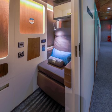 Sleeping pods at Doha